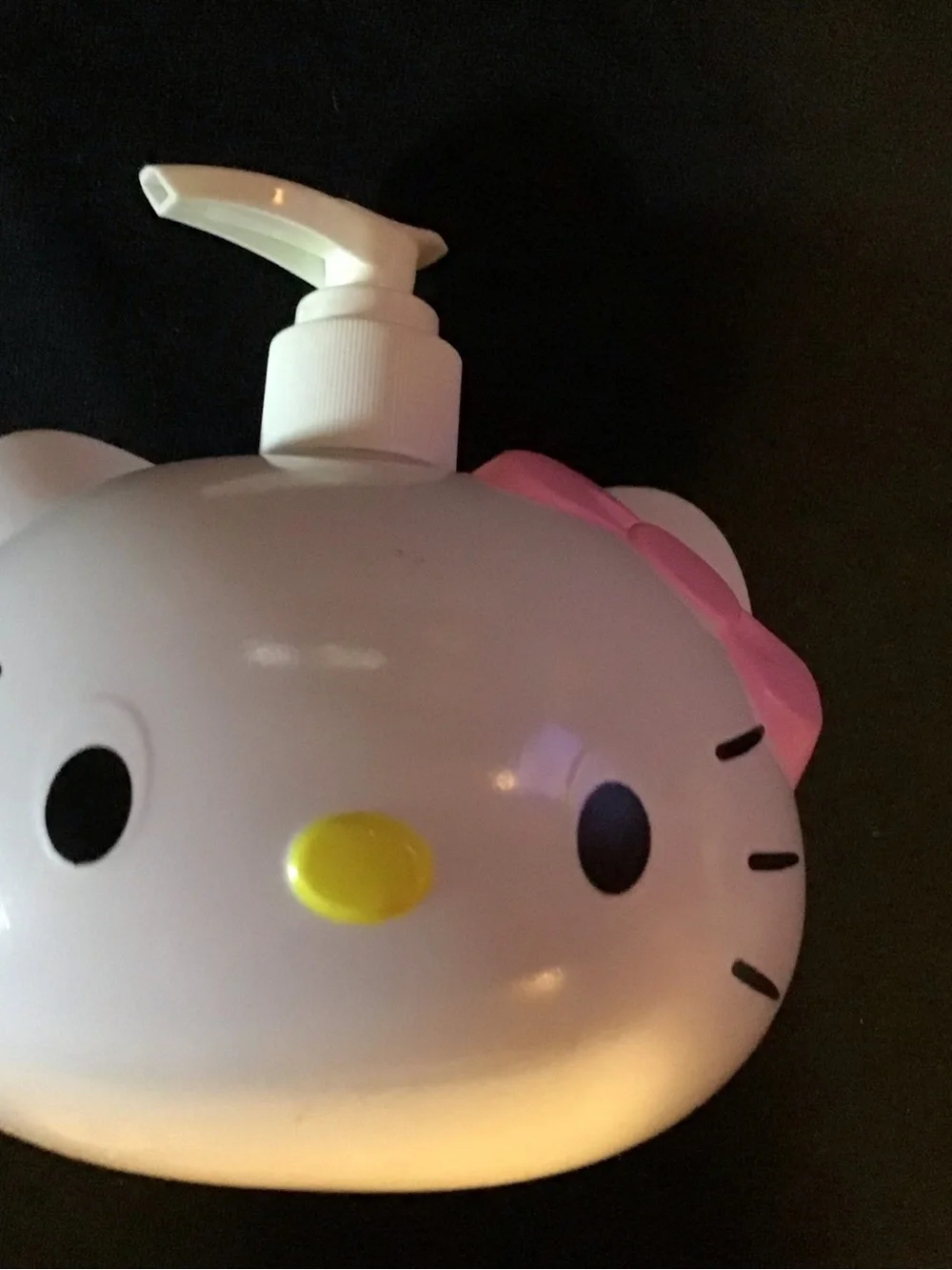 White and Pink Kids Bath Soap Dispenser - Cute Character Design